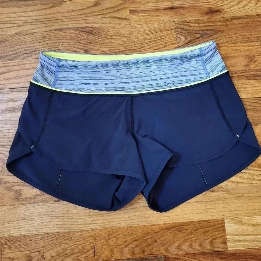 Lululemon Turbo Run Active Wear Lightweight Luxtreme Shorts(4)